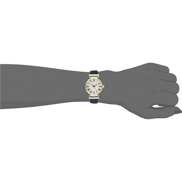 Anne Klein Women\'s Leather Strap Watch